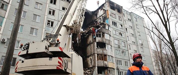 В Волгограде почти снесли пострадавший от взрыва дом 